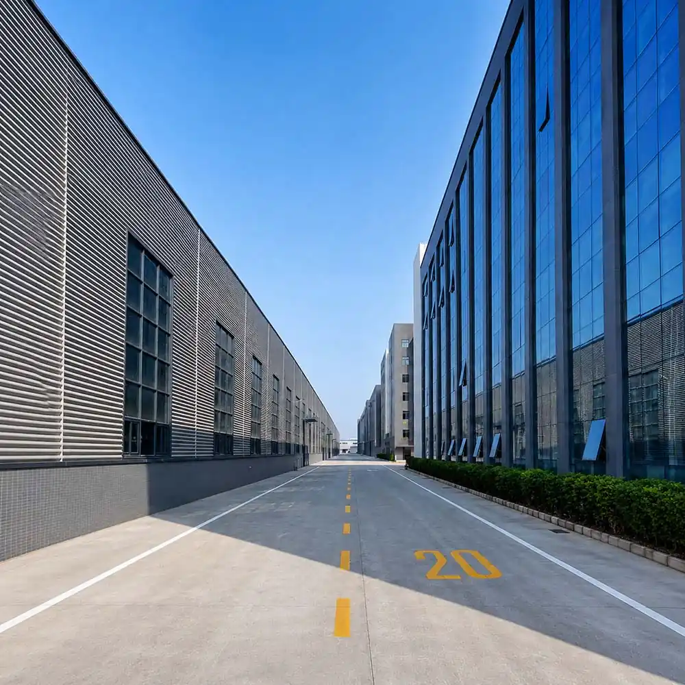 onmuse office furniture manufacturing base with multiple production buildings in zhaoqing guangdong